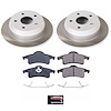 SC2151 Semi-Coated Rotor & Low-Dust Ceramic Brake Pad Kit - image 1