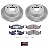 SC2152 Semi-Coated Rotor & Low-Dust Ceramic Brake Pad Kit - image 1