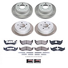 SC2154 Semi-Coated Rotor & Low-Dust Ceramic Brake Pad Kit - image 1