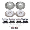 SC2162 Semi-Coated Rotor & Low-Dust Ceramic Brake Pad Kit - image 1