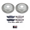 SC2167 Semi-Coated Rotor & Low-Dust Ceramic Brake Pad Kit - image 1