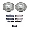 SC2178 Semi-Coated Rotor & Low-Dust Ceramic Brake Pad Kit - image 1