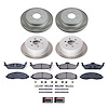 SC2188 Semi-Coated Rotor & Low-Dust Ceramic Brake Pad Kit - image 1