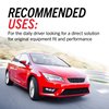 SC2197 Semi-Coated Rotor & Low-Dust Ceramic Brake Pad Kit - image 3