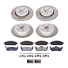 SC2220 Semi-Coated Rotor & Low-Dust Ceramic Brake Pad Kit - image 1