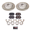 SC2261 Semi-Coated Rotor & Low-Dust Ceramic Brake Pad Kit - image 1