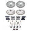SC2283 Semi-Coated Rotor & Low-Dust Ceramic Brake Pad Kit - image 1