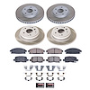SC2291 Semi-Coated Rotor & Low-Dust Ceramic Brake Pad Kit - image 1