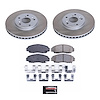 SC2292 Semi-Coated Rotor & Low-Dust Ceramic Brake Pad Kit - image 1