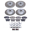 SC2295 Semi-Coated Rotor & Low-Dust Ceramic Brake Pad Kit - image 1