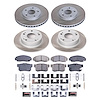 SC2297 Semi-Coated Rotor & Low-Dust Ceramic Brake Pad Kit - image 1