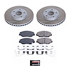 SC2302 Semi-Coated Rotor & Low-Dust Ceramic Brake Pad Kit - image 1