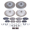 SC2303 Semi-Coated Rotor & Low-Dust Ceramic Brake Pad Kit - image 1