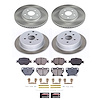 SC2314 Semi-Coated Rotor & Low-Dust Ceramic Brake Pad Kit - image 1