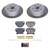 SC2318 Semi-Coated Rotor & Low-Dust Ceramic Brake Pad Kit - image 1