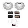 SC2323 Semi-Coated Rotor & Low-Dust Ceramic Brake Pad Kit - image 1