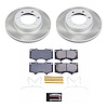 SC2324 Semi-Coated Rotor & Low-Dust Ceramic Brake Pad Kit - image 1