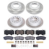 SC2325 Semi-Coated Rotor & Low-Dust Ceramic Brake Pad Kit - image 1