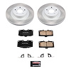 SC2367 Semi-Coated Rotor & Low-Dust Ceramic Brake Pad Kit - image 1