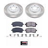 SC2369 Semi-Coated Rotor & Low-Dust Ceramic Brake Pad Kit - image 1
