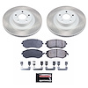 SC2373 Semi-Coated Rotor & Low-Dust Ceramic Brake Pad Kit - image 1