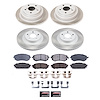 SC2376 Semi-Coated Rotor & Low-Dust Ceramic Brake Pad Kit - image 1