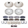 SC2377 Semi-Coated Rotor & Low-Dust Ceramic Brake Pad Kit - image 1