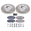 SC2384 Semi-Coated Rotor & Low-Dust Ceramic Brake Pad Kit - image 1