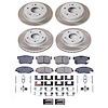 SC2385 Semi-Coated Rotor & Low-Dust Ceramic Brake Pad Kit - image 1