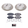 SC2389 Semi-Coated Rotor & Low-Dust Ceramic Brake Pad Kit - image 1