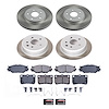 SC2407 Semi-Coated Rotor & Low-Dust Ceramic Brake Pad Kit - image 1
