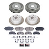 SC2413 Semi-Coated Rotor & Low-Dust Ceramic Brake Pad Kit - image 1