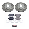 SC2414 Semi-Coated Rotor & Low-Dust Ceramic Brake Pad Kit - image 1
