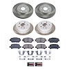 SC2415 Semi-Coated Rotor & Low-Dust Ceramic Brake Pad Kit - image 1