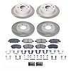 SC242 Semi-Coated Rotor & Low-Dust Ceramic Brake Pad Kit - image 1