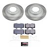 SC2421 Semi-Coated Rotor & Low-Dust Ceramic Brake Pad Kit - image 1