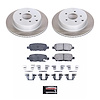 SC2427 Semi-Coated Rotor & Low-Dust Ceramic Brake Pad Kit