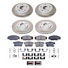 SC2440 Semi-Coated Rotor & Low-Dust Ceramic Brake Pad Kit - image 1
