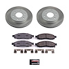 SC2442 Semi-Coated Rotor & Low-Dust Ceramic Brake Pad Kit - image 1