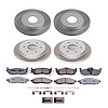 SC2443 Semi-Coated Rotor & Low-Dust Ceramic Brake Pad Kit - image 1