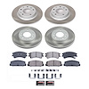 SC2449 Semi-Coated Rotor & Low-Dust Ceramic Brake Pad Kit - image 1
