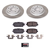 SC2451 Semi-Coated Rotor & Low-Dust Ceramic Brake Pad Kit - image 1