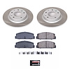 SC2452 Semi-Coated Rotor & Low-Dust Ceramic Brake Pad Kit - image 1