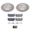 SC2453 Semi-Coated Rotor & Low-Dust Ceramic Brake Pad Kit - image 1