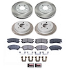 SC2554 Semi-Coated Rotor & Low-Dust Ceramic Brake Pad Kit - image 1