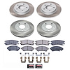SC2556 Semi-Coated Rotor & Low-Dust Ceramic Brake Pad Kit - image 1