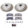 SC2564 Semi-Coated Rotor & Low-Dust Ceramic Brake Pad Kit - image 1