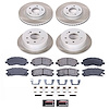 SC2711 Semi-Coated Rotor & Low-Dust Ceramic Brake Pad Kit - image 1