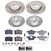 SC2741 Semi-Coated Rotor & Low-Dust Ceramic Brake Pad Kit - image 1
