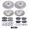 SC2742 Semi-Coated Rotor & Low-Dust Ceramic Brake Pad Kit - image 1